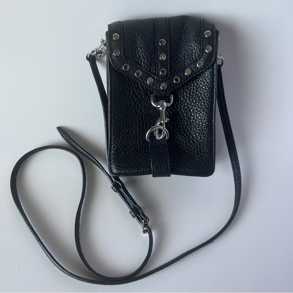 Rebecca Minkoff studded phone crossbody purse - great condition